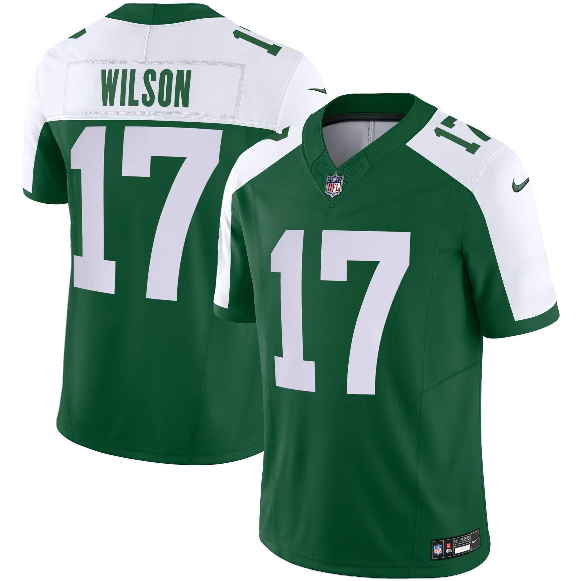Men New York Jets #17 Wilson Green 2024 Nike Limited NFL Jersey style 1->indianapolis colts->NFL Jersey